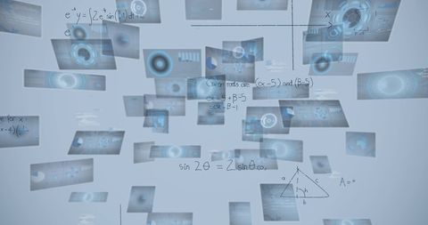 Futuristic Data Analytics with Math Equations Background - Download Free Stock Images Pikwizard.com