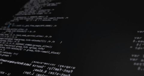 digital code display on black background - Download Free Stock Images Pikwizard.com