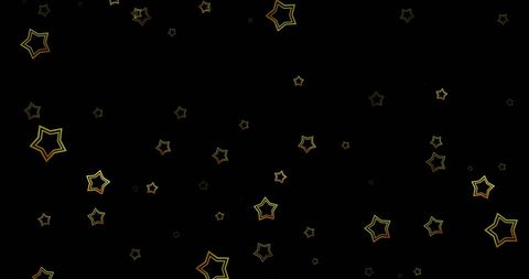 Floating 3D Stars Pattern on Dark Background for Festive Celebrations