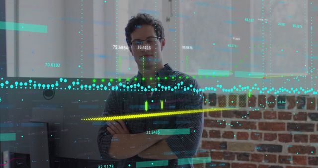 Businessman analyzing data graphs in modern office - Download Free Stock Images Pikwizard.com