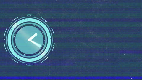 Digital Clock Animation in a Connected Technology Network