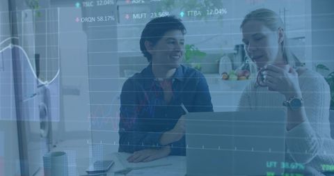 Collaborative stock market analysis with technology overlay