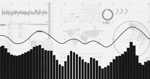 Abstract Digital Statistical Data Analysis Backdrop - Download Free Stock Images Pikwizard.com