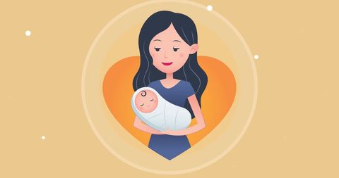Mother Holding Newborn with Heartwarming Sweetness - Download Free Stock Images Pikwizard.com