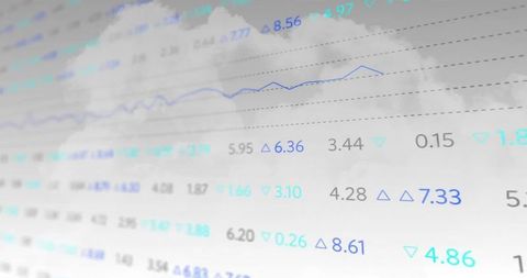 digital data graphs with cloudy background for business intelligence - Download Free Stock Images Pikwizard.com