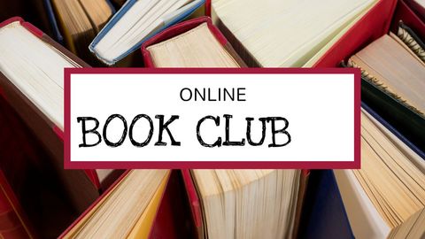 Online Book Club Banner with Colorful Hardcover Books - Download Free Stock Templates Pikwizard.com