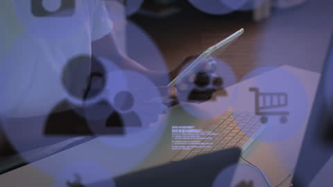 Digital Communication and E-Commerce Concept with Tablet Use