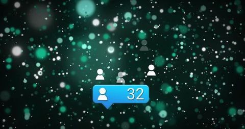 Global Connectivity Concept with Social Media Icons and Networking Symbols