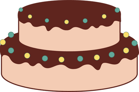 two-tier chocolate drip cake with sprinkles transparent design - Download Free Stock Videos Pikwizard.com