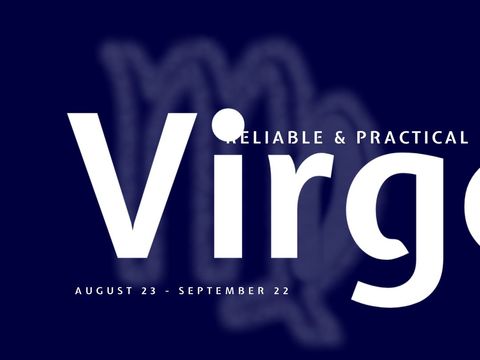 Virgo Zodiac Sign Banner with Reliability and Practicality - Download Free Stock Templates Pikwizard.com