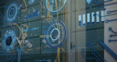 Futuristic Visualization of Data Processing and Analytics