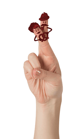 transparent quirky finger puppets celebrating oktoberfest - Download Free Stock Videos Pikwizard.com