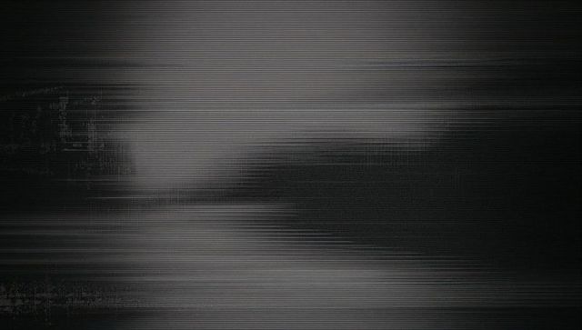 AI Generated Grayscale Digital Glitch Abstract Design