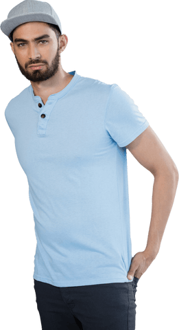 Transparent Background of Man in Casual Blue T-Shirt and Cap - Download Free Stock Videos Pikwizard.com