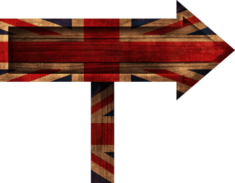 british flag arrow sign on transparent background for travel direction - Download Free Stock Videos Pikwizard.com