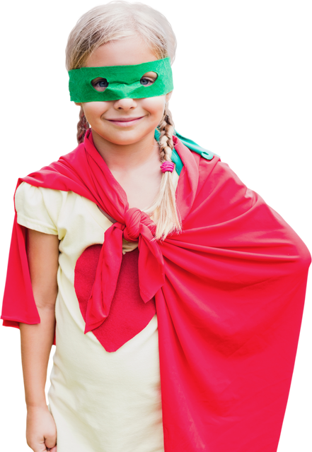 Imaginative Child Superhero in Red Displaying Creative Play - Download Free Stock Videos Pikwizard.com