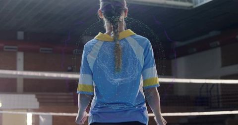 Innovative training with futuristic holograms in gym environment