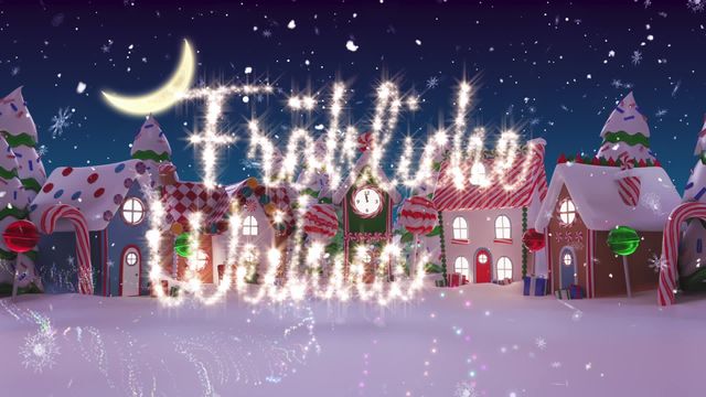 Perfect for promoting holiday events, creating festive greeting cards, or incorporating into Christmas-themed marketing campaigns. The animation can be used in adverts, social media posts, or as part of a seasonal digital greeting.