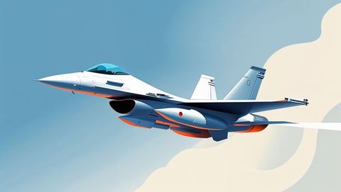 Fighter Jet Banking in High Altitude Sky - Download Free Stock Images Pikwizard.com