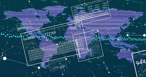 Visualizing Global Data Network with Interactive Dashboards, Analytics Panels and Grids