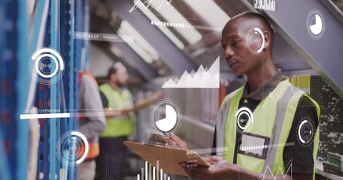 Inspection and data analysis in manufacturing facility