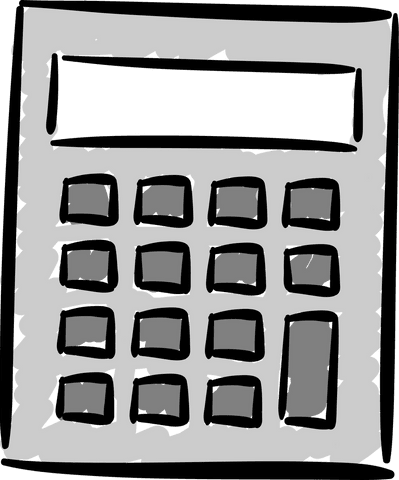 transparent gray calculator illustration on white background - Download Free Stock Videos Pikwizard.com