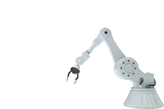 Transparent Industrial Robotic Arm with Precision Grip - Download Free Stock Videos Pikwizard.com