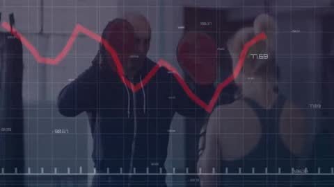 Dynamic Boxer Training with Visual Financial Growth Overlay