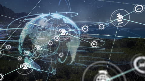Global Digital Connections with Futuristic Networking Design
