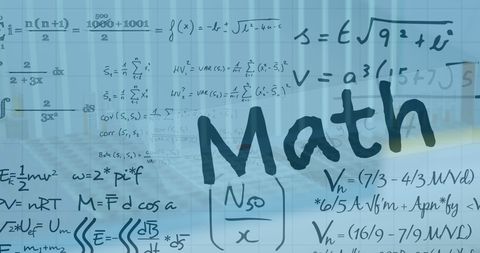 Abstract Mathematical Equations with Laboratory Background