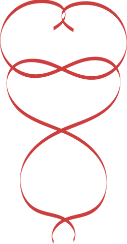 Red Abstract Intertwined Geometric Shape on Transparent Background - Download Free Stock Videos Pikwizard.com