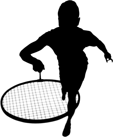Transparent Silhouette of Female Tennis Player in Action - Download Free Stock Videos Pikwizard.com