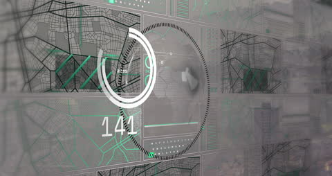 Digital Financial Data Processing Visualization