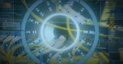 digital interface scanning technology on cable network - Download Free Stock Images Pikwizard.com
