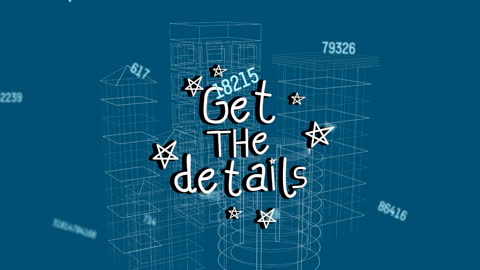 Digital Animation Data Processing Cityscape Design Concept