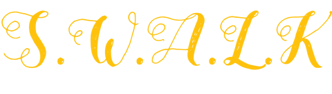 Transparent yellow swalk text sign for love and romance