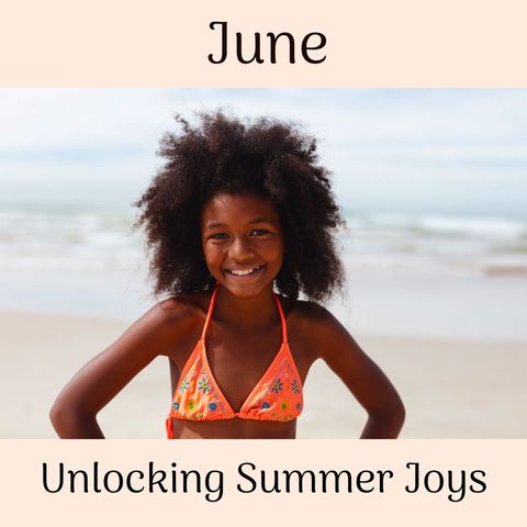 smiling girl enjoying summer beach vacation - Download Free Stock Templates Pikwizard.com