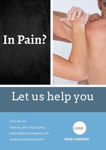 Healthcare Promotion: Relieving Shoulder Pain with Care and Support - Download Free Stock Templates Pikwizard.com
