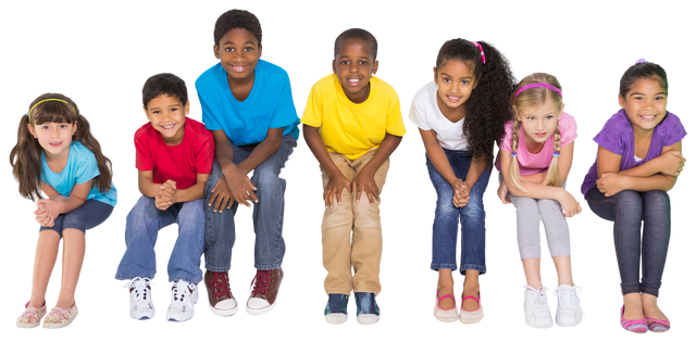 Diverse Schoolchildren Smiling Transparent Background - Download Free Stock Videos Pikwizard.com