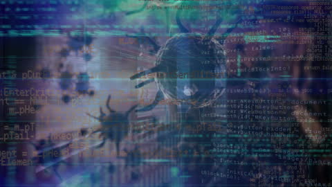 Conceptual Visualization of Virus and Data Processing