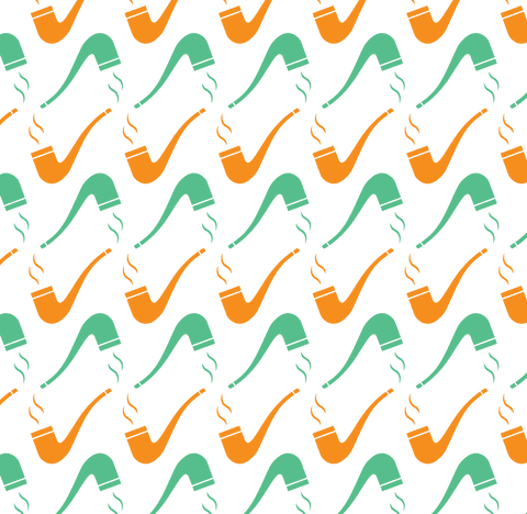 transparent pattern of green and orange tobacco pipes - Download Free Stock Videos Pikwizard.com