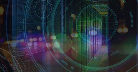 Futuristic Digital Interface with Data Connectivity - Download Free Stock Images Pikwizard.com