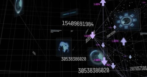 Conceptual Visualization of Global Data Processing and Networking - Download Free Stock Images Pikwizard.com