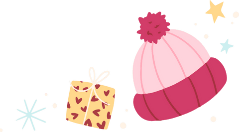 festive winter hat with gift box on transparent background - Download Free Stock Videos Pikwizard.com