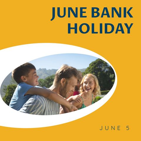 Cheerful Family Celebrating June Bank Holiday Outdoors - Download Free Stock Templates Pikwizard.com