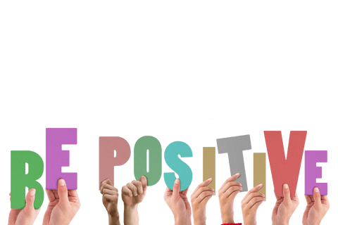 hands holding colorful transparent be positive letters at background - Download Free Stock Videos Pikwizard.com
