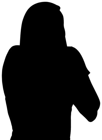 Transparent Silhouette of Woman in Pose with Bent Arms - Download Free Stock Videos Pikwizard.com