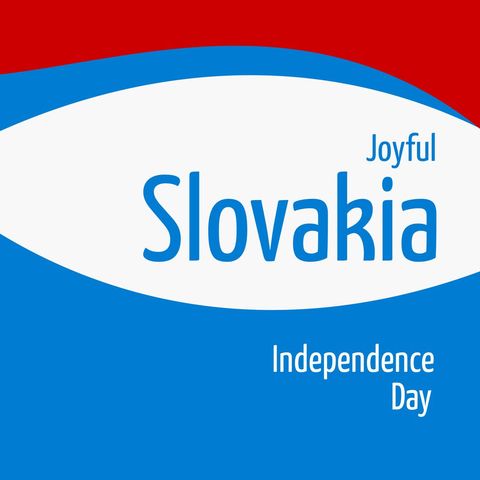 colorful design celebrating slovakia independence day - Download Free Stock Templates Pikwizard.com