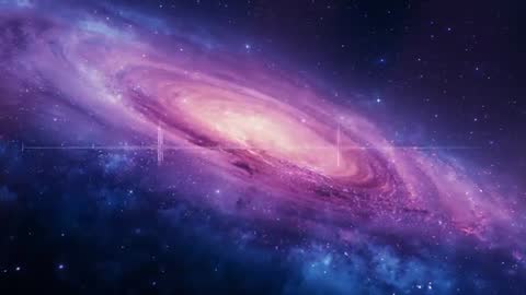 Pulsating Spiral Galaxy Responding to Cosmic Soundtrack