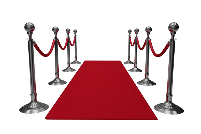 Transparent red carpet with barriers illustration for event and entertainment - Download Free Stock Videos Pikwizard.com